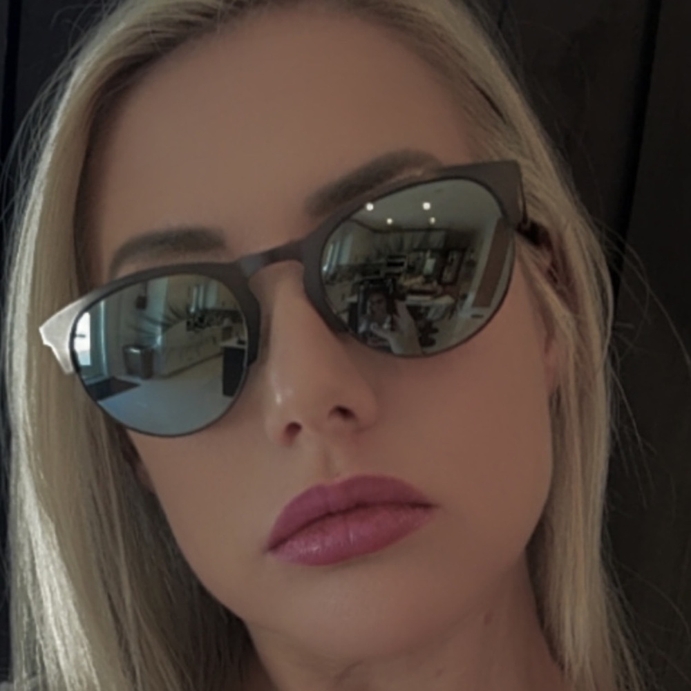 Rare Warby Parker Aldridge Polarized Mirrored Unisex Sunglasses Blue Lens EUC